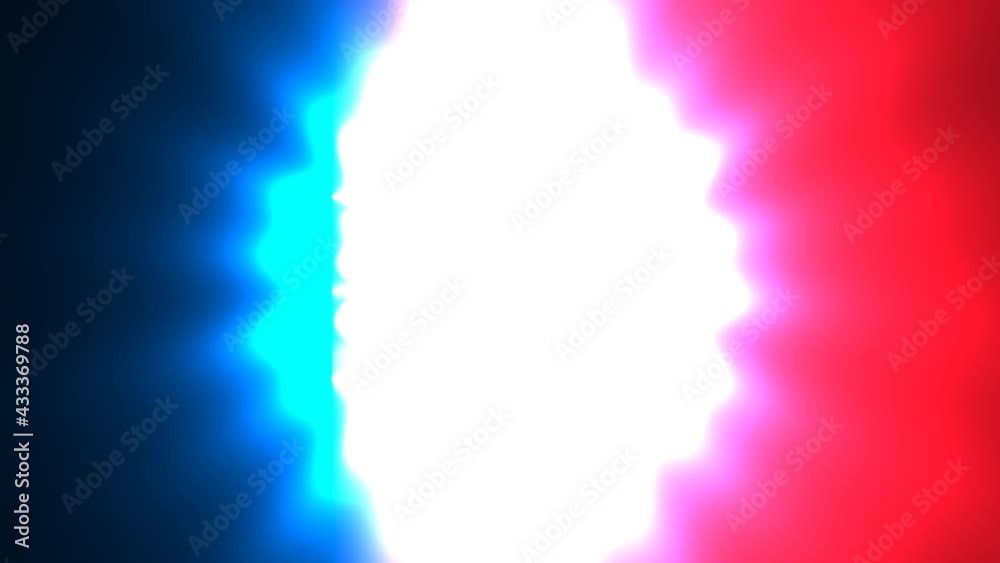 Red White and Blue French Theme Rolling Complex Shape