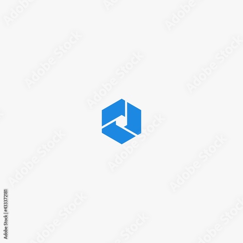 Free Download hexagon,  cooperation logo design - GFXLoad