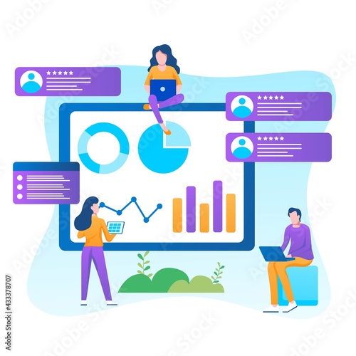 Infographic of employment leadership. Recruit for business, recruitment presentation. Job hr resource, businessman employer character with text. Flat isometric concept vector illustration