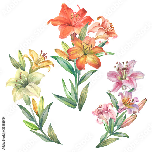 bouquet of lilies