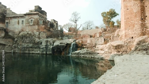 Katas Raj Hindu Temple #5. This shot is of an old Hindu temple know as Katas Raj Temple located in the Chakwal region of Pakistan photo