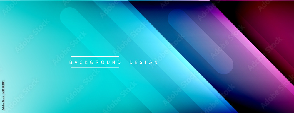 Dynamic lines abstract background. 3D shadow effects and fluid gradients. Modern overlapping forms