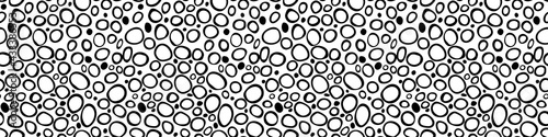 Wallpaper Mural Spotty abstract vector seamless pattern. Random rings, dots, circles, spots, stains, bubbles, stones. Design for fabric, funny cute print. Irregular random texture. Repetitive graphic background Torontodigital.ca