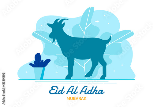 Flat Design Eid Al Adha