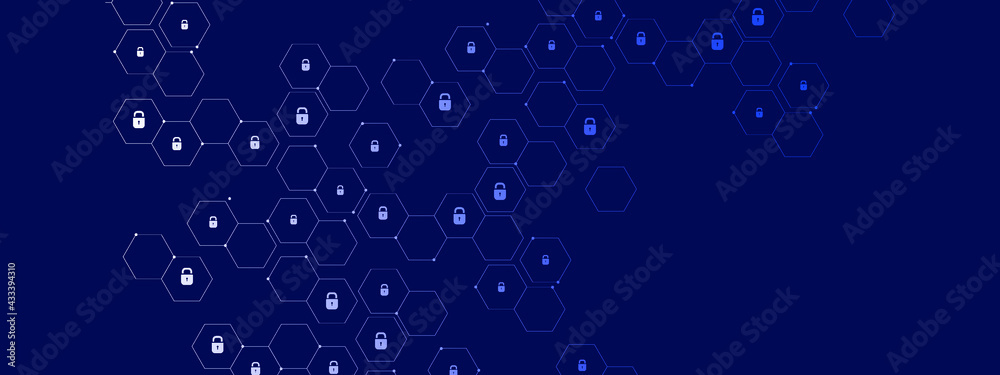 Abstract lock background