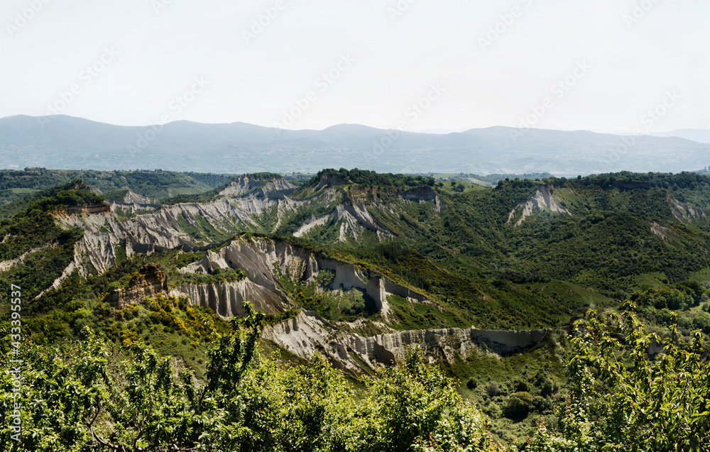 Bagnoregio valley of the badlands -Italy -