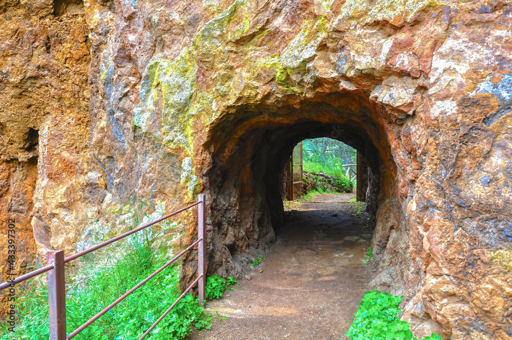 La Jayona mine, a geological treasure in Badajoz province, Extremadura, Spain