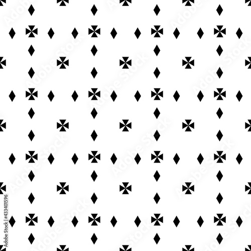 A black pattern on a white background Contemporary modern style abstract pattern design