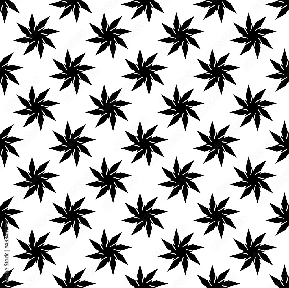 A black pattern on a white background Contemporary modern style abstract pattern design A black pattern on a white background Contemporary modern style abstract pattern design