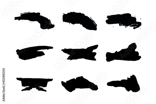 Different kind of art brushes