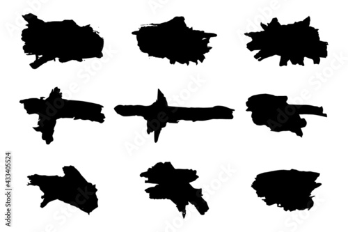 Different kind of art brushes