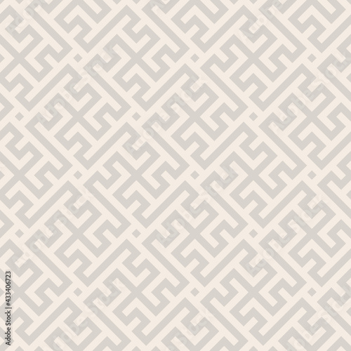 Geometric seamless vector pattern including traditional korean or chinese motive with typical lines and elements
