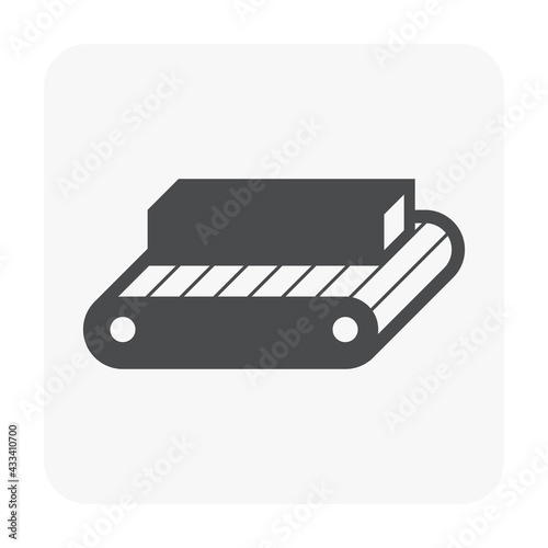 Metallurgy or metallurgical production industry vector icon. Consist of hot steel, metal pipe product on rolling mill or production line. Manufacturing process in foundry, furnace or factory plant.