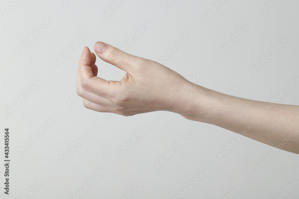 Close up of woman holding something Close up of woman holding something