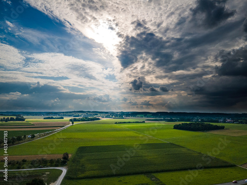 landscape with clouds