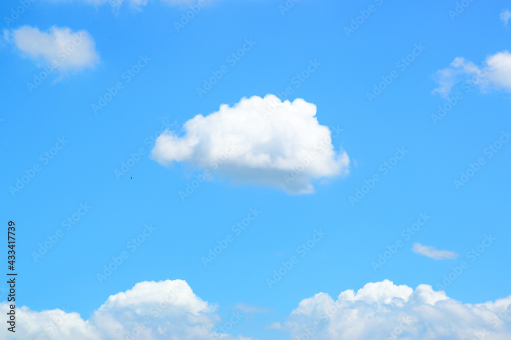 blue sky with clouds