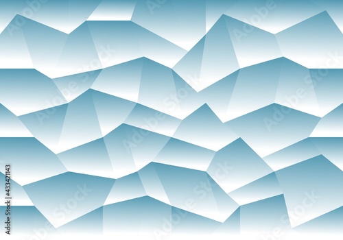 Fondo geométrico 3d en tono azul degradado