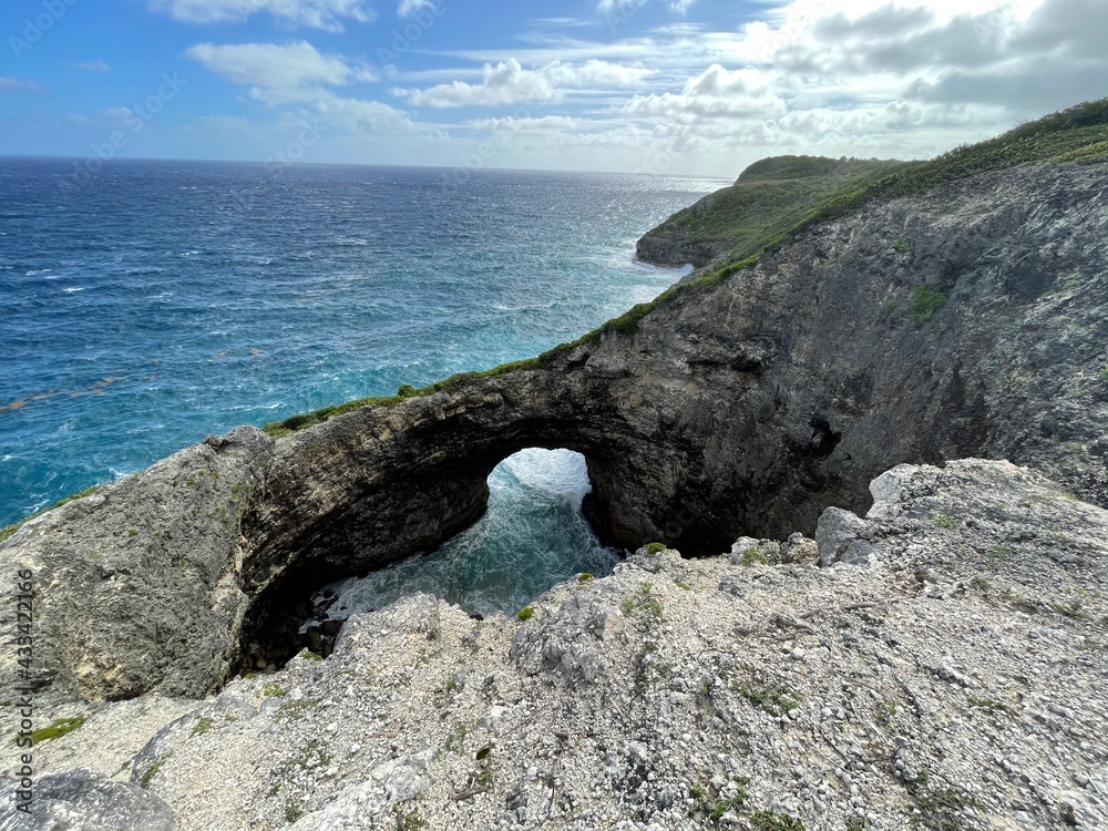Gueule Grand Gouffre île de Marie Galante Guadeloupe Antilles Françaises 