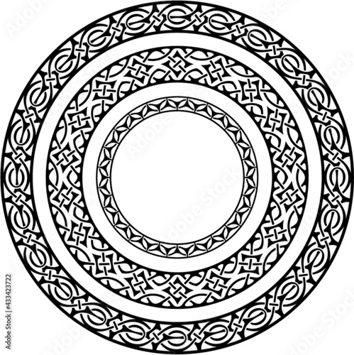 ornamental circle frame