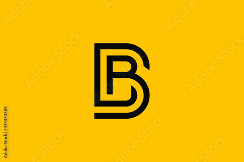 CB logo letter design on luxury background. BC logo monogram initials letter concept. CB icon logo design. BC elegant and Professional letter icon design on background. B C CB BC
