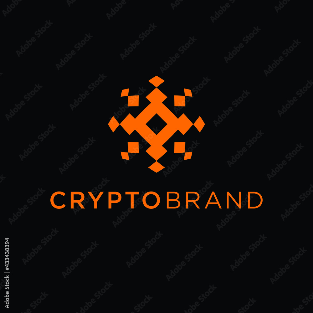 Obraz premium Digital Brand Logo Template Vector