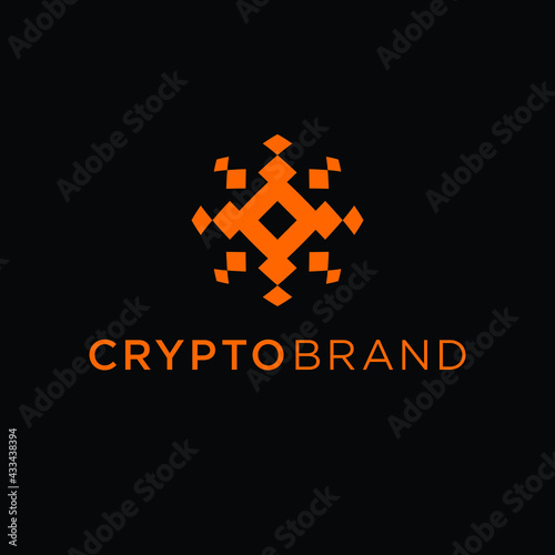Digital Brand Logo Template Vector