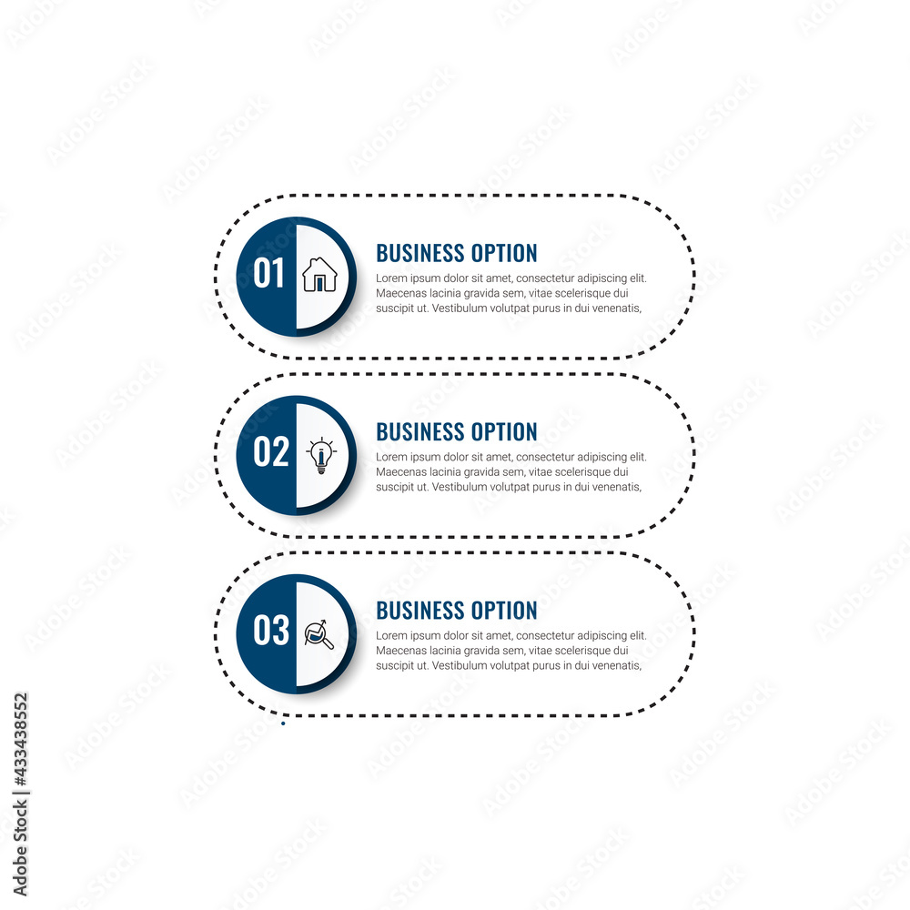 Obraz premium business concept timeline. Infograph template. Can be used for process, presentations, layout, banner,info graph. 