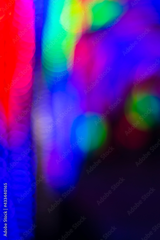 Shot of a colorful background with blurred lights. Concept Shot of a colorful background with blurred lights. Concept