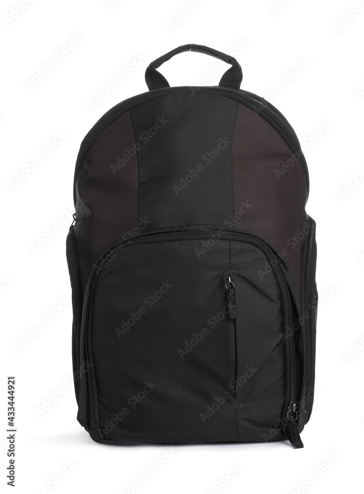 Backpack for camera isolated on white. Professional accessory Backpack for camera isolated on white. Professional accessory