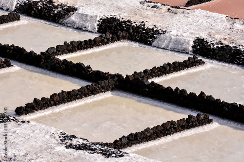 Salt Flats in the Canry islands photo