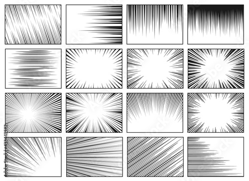 Tela Speed lines backgrounds