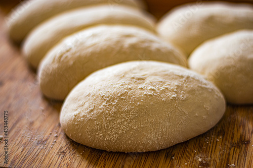 Boules de pâte à pizza