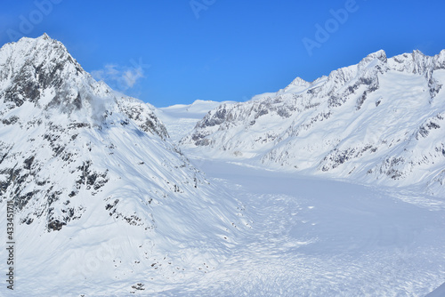 Aletsch glacier photo