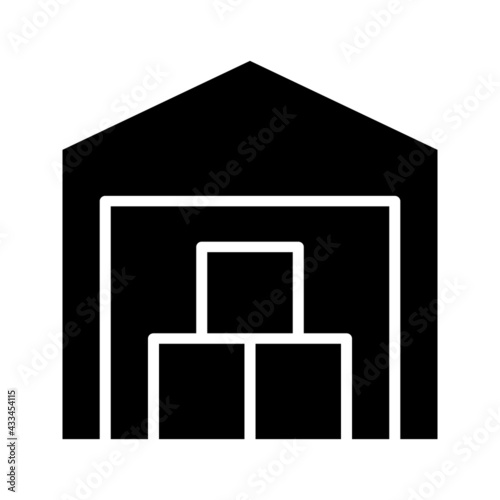 Warehouse icon vector set. storage illustration sign collection. store symbol or logo.