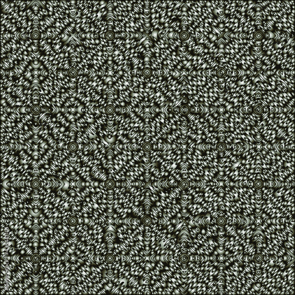 Pattern with a black-and-white gradient . Abstract metallic background