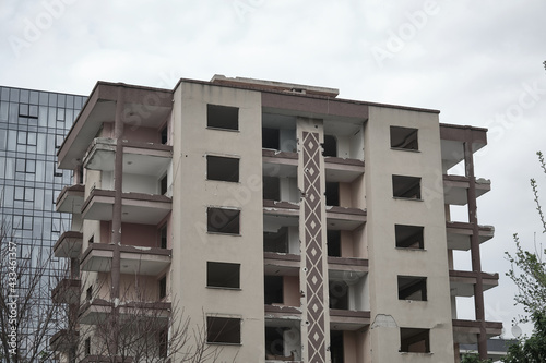 Fotografie The apartment damaged in the earthquake
