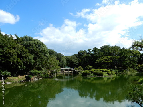 view of the ritsurin kouen park in takamatsu, japan