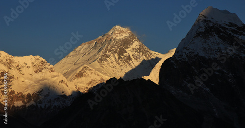 Majestic Mt Everest at sunset