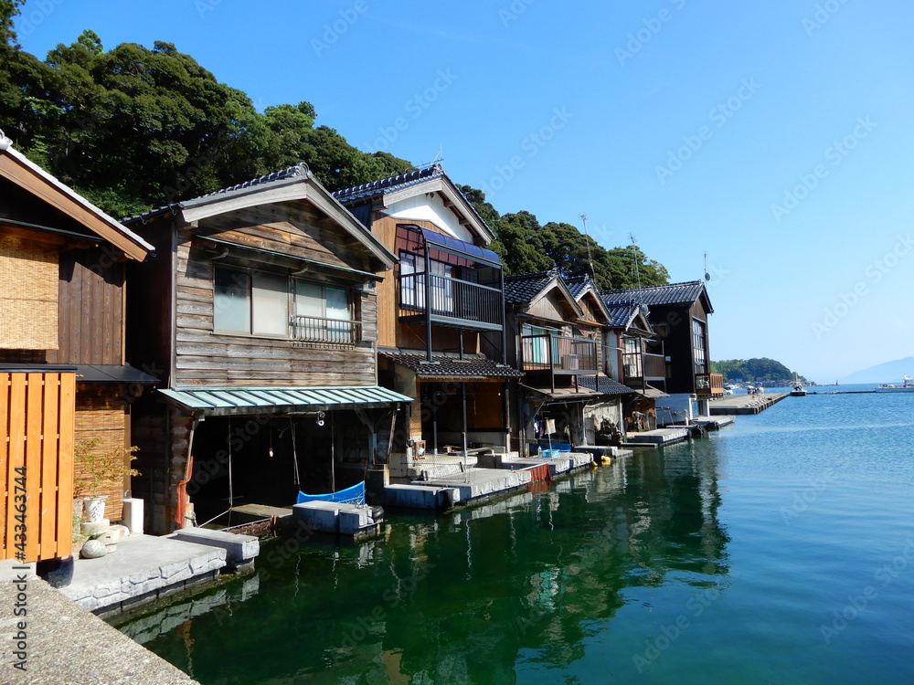 伊根の舟屋　funeya, the fishing village of ine, kyoto, japan
