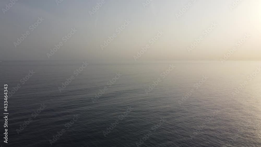 海岸と夕日 海岸と夕日