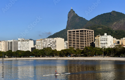 Rio de Janeiro, Brazil, May 5, 2021.
View of Botafogo beach in the south of the city of Rio de Janeiro. photo