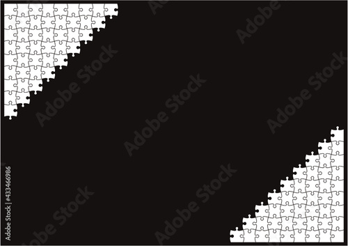 パズルのフレーム背景素材