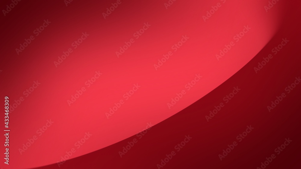 Abstract Wave red background with gradient color , wallpaper Illustration
