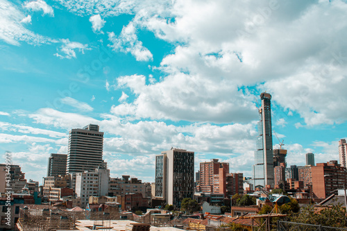 Bogotá cityscape on a sunny day