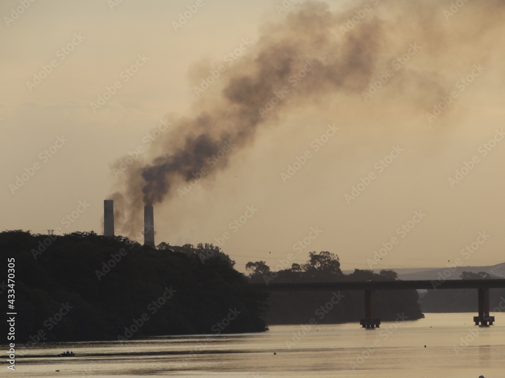 Fototapeta premium smoke from the chimney