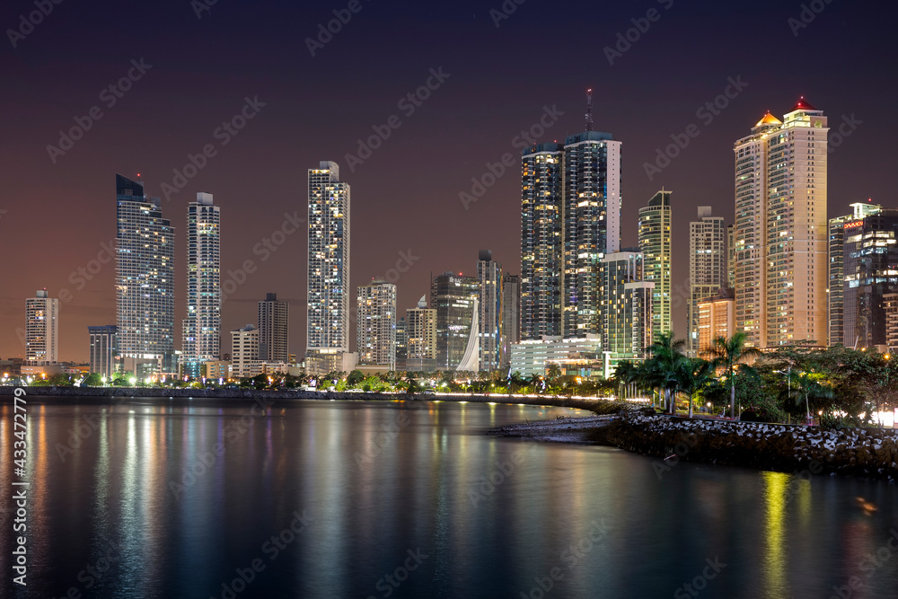 Fototapeta premium Sky Line de la Ciudad de Panamá