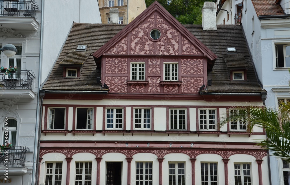 Fototapeta premium house of Peter the Great , Karlovy Vary