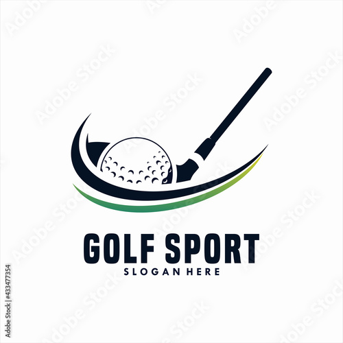 golf sport Logo Template