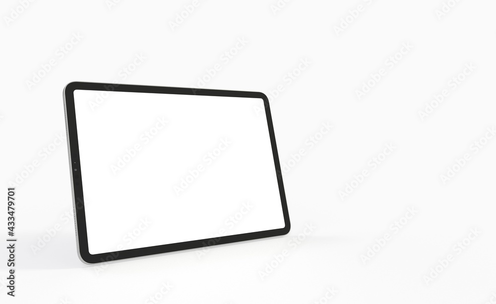 Tablet 3d computer with blank screen Tablet 3d computer with blank screen