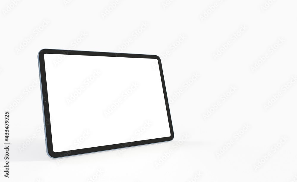 Tablet 3d computer with blank screen Tablet 3d computer with blank screen